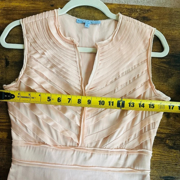 Antonio Melani Peach Tiered Clara Dress (Size 2) - Picture 10 of 12